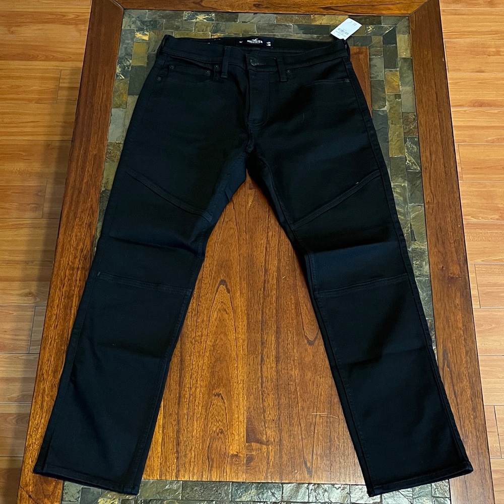 Hollister Men's Dark Black Skinny Jeans